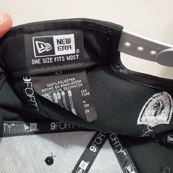Las Vegas Raiders New Era 9FORTY NFL Draft Hat Black Snapback Adjustable NWT - Picture 8 of 9